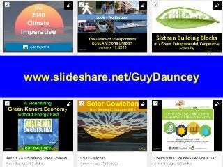 Guy Dauncey 2015
Earthfuture.com
www.slideshare.net/GuyDauncey
 