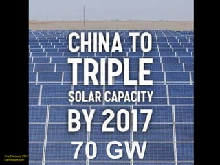 Guy Dauncey 2015
Earthfuture.com
For 300 years, we have harvested
it from fossil fuels
 