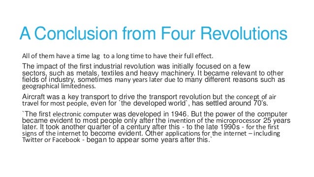 Cause and effect of computer revolution