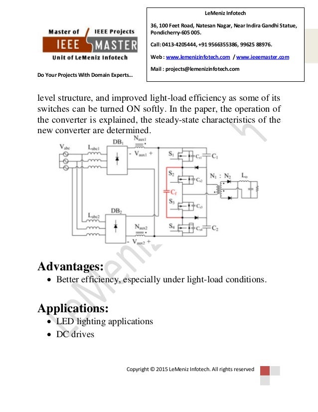 A new interleaved three phase singlestage pfc acdc converter with f…