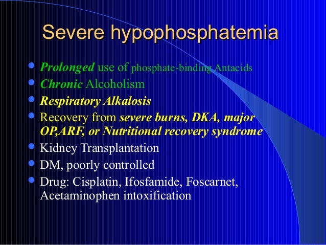 A new perspective on hypophosphatemia