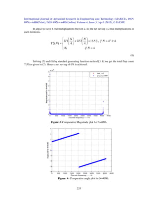 A new radix 4 fft algorithm | PDF