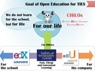 A new type of open education