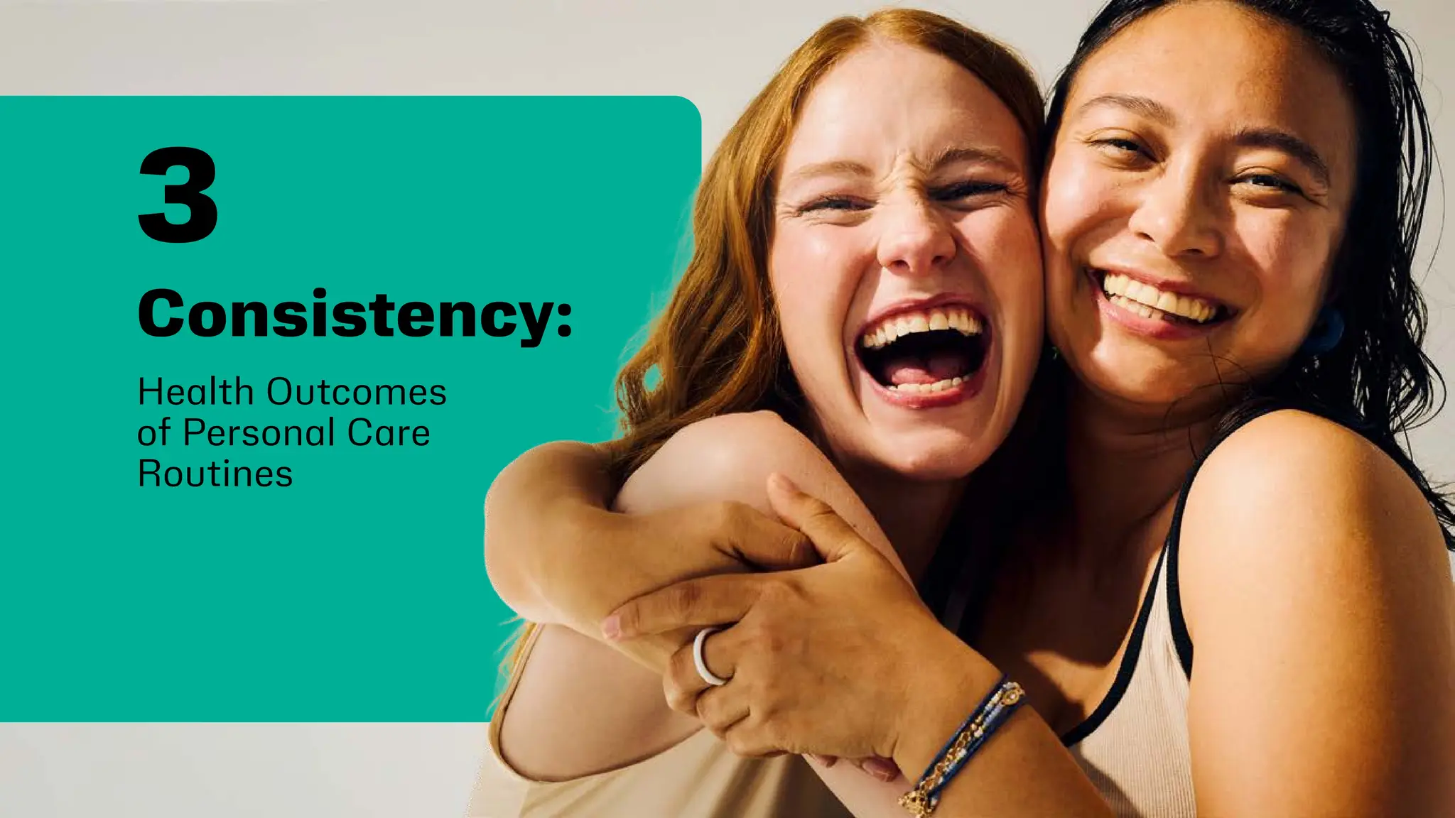 Consistency:
Health Outcomes
of Personal Care
Routines
3
 