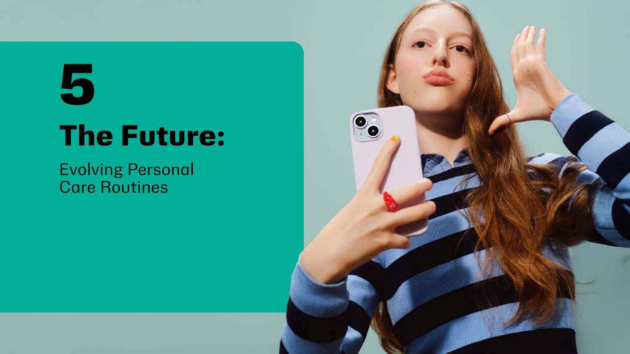 The Future:
Evolving Personal
Care Routines
5
 