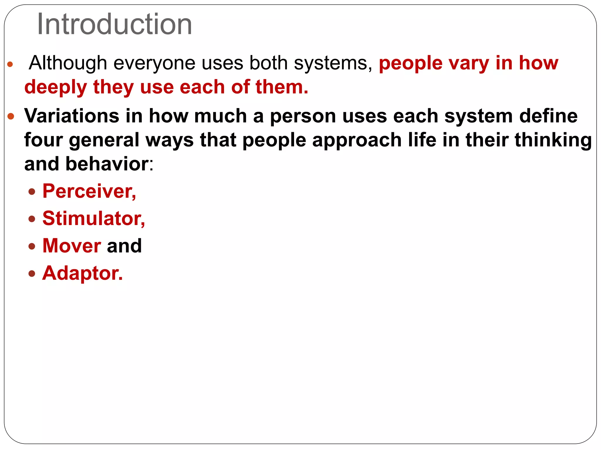 The Theory of Cognitive Mode -A new way of thinking about thinking | PPT