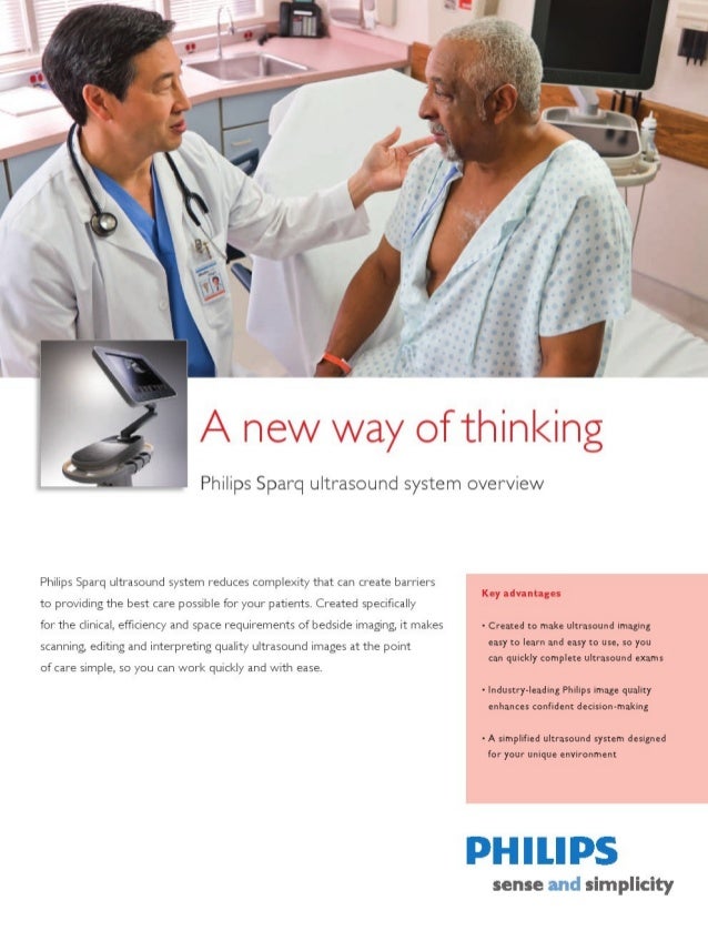A new way of thinking Philips Sparq ultrasound system overview