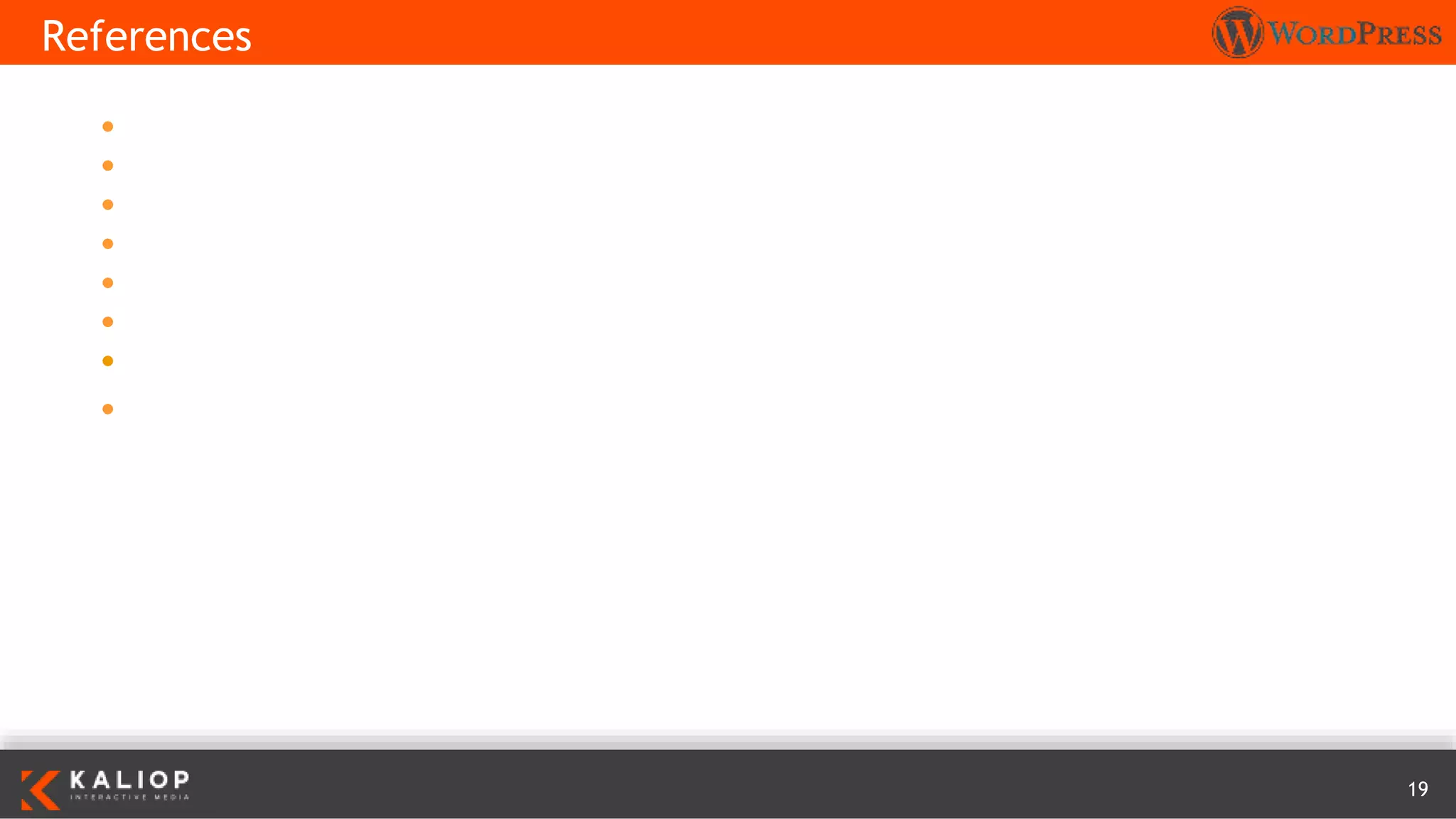 19
● https://roots.io/using-composer-with-wordpress/
● https://roots.io/bedrock/
● https://roots.io/bedrock/docs/
● https://roots.io/plugins/stage-switcher/
● https://css-tricks.com/intro-bedrock-wordpress/
● https://premium.wpmudev.org/blog/simplify-your-wordpress-theming-with-twig-and-timber/
● http://getherbert.com
● https://github.com/studio24/wordpress-multi-env-config
References
 