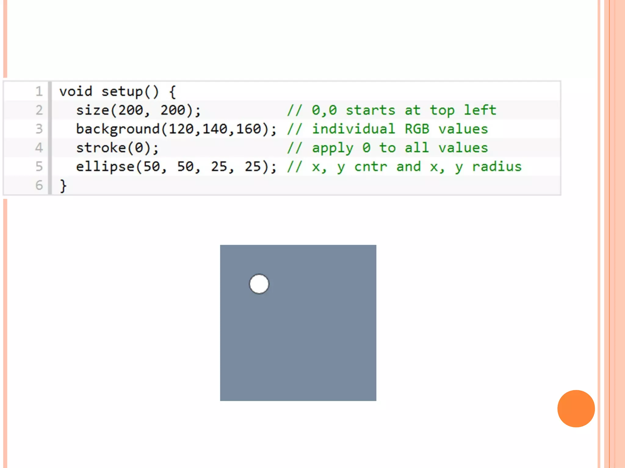 An example graph visualization with Processing.js | PPT