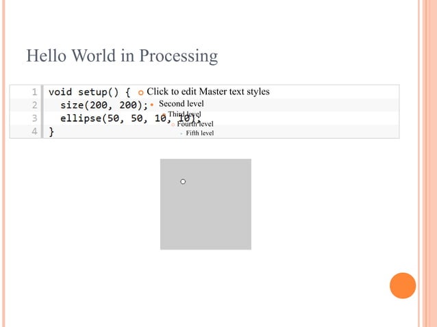 An example graph visualization with Processing.js | PPT