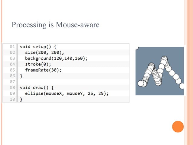 An example graph visualization with Processing.js | PPT