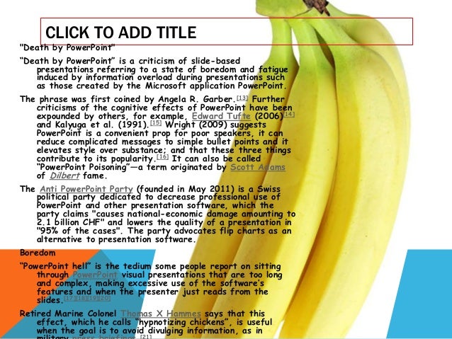 an example of a bad powerpoint bad powerpoint presentation
