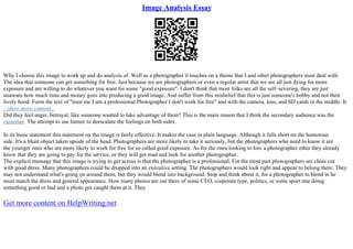 An Example Of A Visual Analysis | PPT