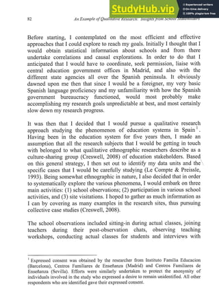 Research Environment Example Qualitative An Example Of Qualitative Research Insights From School Stakeholders ...
