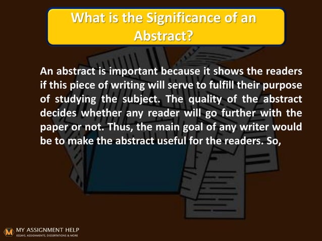 What is abstract? | PDF