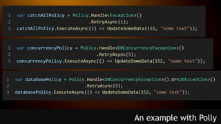 An example with Polly
 