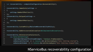 NServiceBus recoverability configuration
 