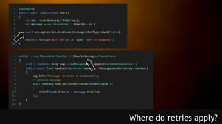 Where do retries apply?
 