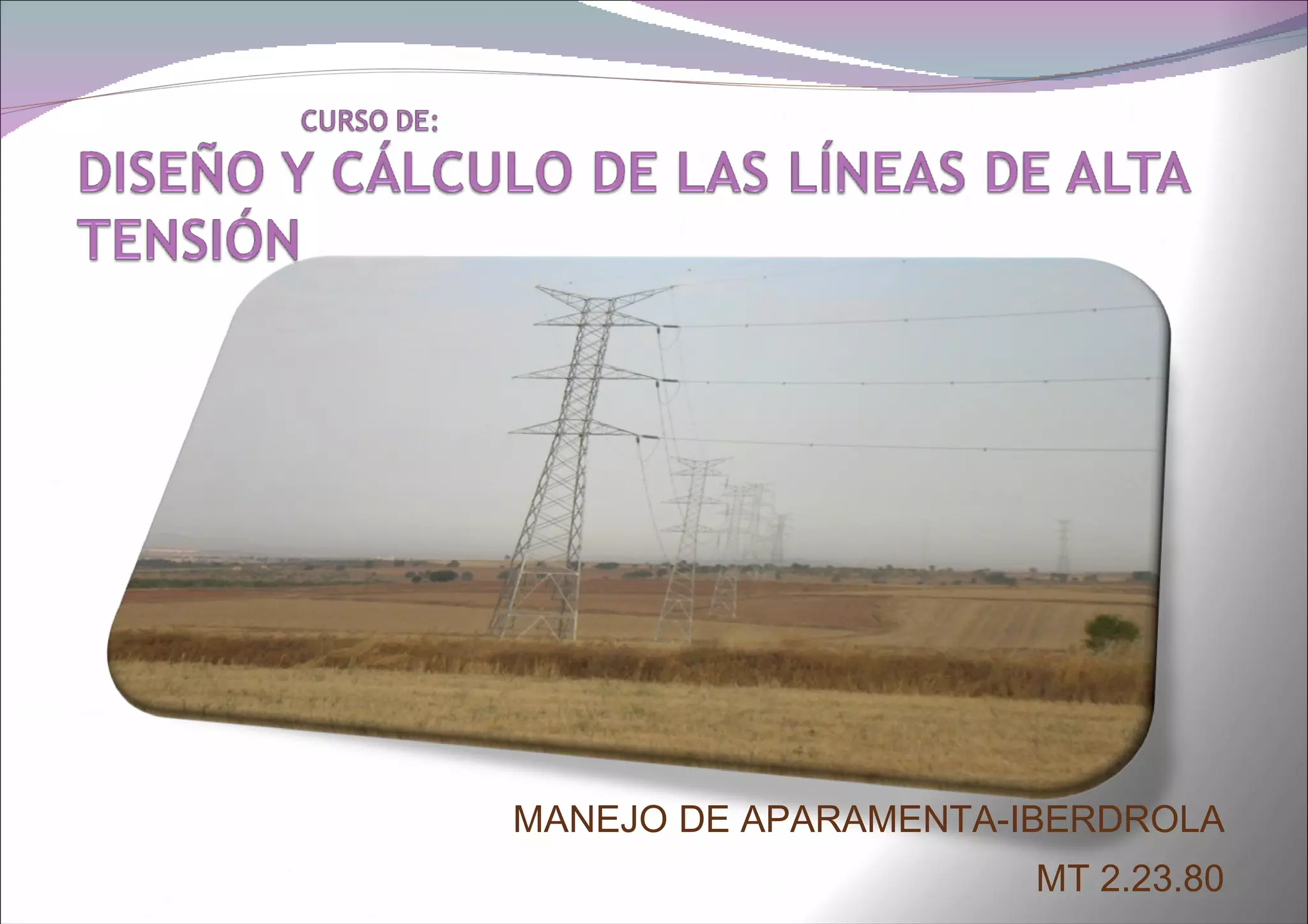 MANEJO DE APARAMENTA-IBERDROLA MT 2.23.80 