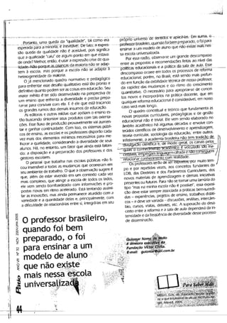 Anexo 002   a melhoria da educação