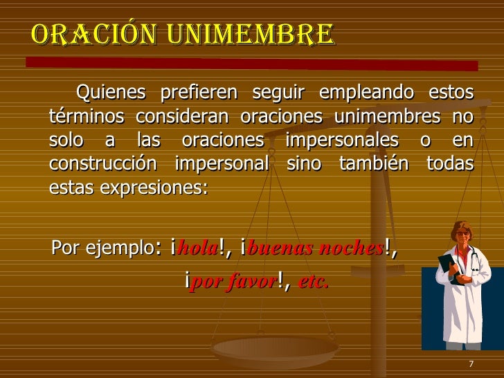 Clases de oraciones según la presencia o ausencia del sujeto