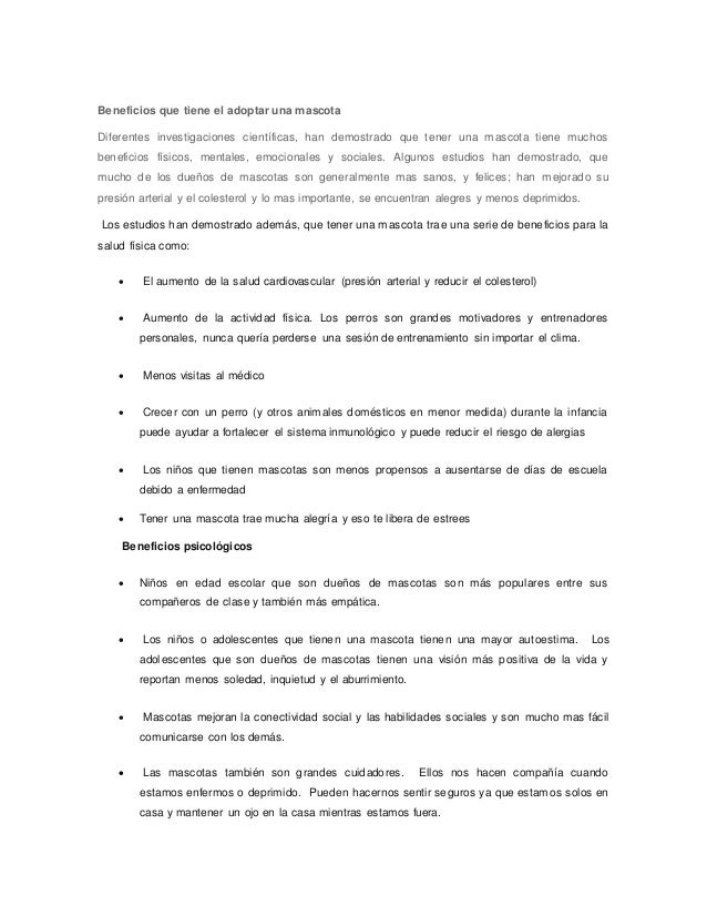 Programa de adopción