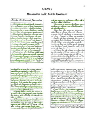 86
             ANEXO D

Manuscritos do Sr. Felinto Cavalcanti
 