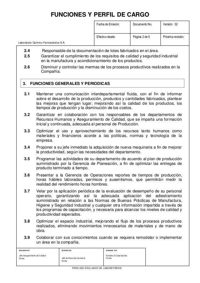 Anexo 9a gerente de produccion