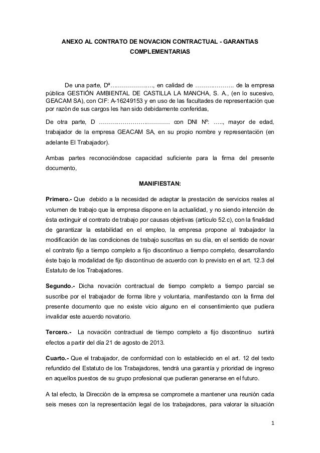 Inexistencia de novacion