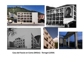 Casa del Fascio en Como (Milán) - Terragni (1934)

 