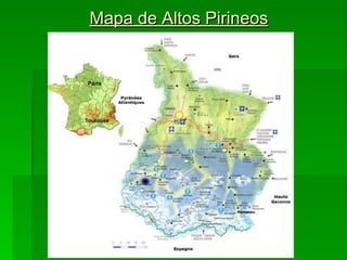 Mapa de Altos Pirineos
 