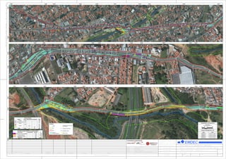 IDENTIFICAÇÃO:MapaSíntese-OV-F2-A1.pdf
00
N Descrição Emissão
1ª Emissão do Desenho 17/06/2014
Verificação
NCA
Aprovação
PRE
Código
Documentos de Referência
Objeto
Contratada
Verificação ;
Aprovação ;
Coordenação :
VERIFICADOR EMDEC
APROVADOR_EMDEC
COORD_EMDEC
/ /
/ /
/ /
Projeto
Área Escala Data Código
Fl./fls.
A
Rev.
Título
Local
A aprovação deste documento tem como
única finalidade a verificação de sua
compatibilidade com os demais
documentos de projeto e não exime a
contratada de sua total responsabilidade
sobre o conteúdo técnico do mesmo.
MAPA SÍNTESE DO DIACNÓSTICO AMBIENTAL
PROJETO: IMPLANTAÇÃO DE CORREDORES BRT (BUS RAPID TRANSIT)
CORREDOR OURO VERDE - CAMPINAS-SP
Planta Geral
1:2000 13/06/2014
02/03
355 a 336
378 a 403
349 350
321 322
445
438 a 443
439
444
437
429420 a 423
424 425 426 427
428
430
431 a 436
407
408 a 413
414 a 419
406
405
367 a 369
354352
351 353
320
328 329 331
334
323
335 336 337
330
338 339
332
340 341 342 343 344 345 346 347 348
333327326
324 325
315
313
16
17
15
APP 1
283800284000284200284400284600284800285000
285000
746140074616007461800
7462200
517
516
506 507 508 a 512
513
515
514
505492 494 a 504
481
480 483482
493
484 485
486 a 490 491
475
474 476 477473472 478 479470465 467466 468 471469
464463
461
460
459
462
446
449
448
447
458
456
452
454
451
450
453
457
455
18
19
283200283400283600283800
283800
745980074600007460200746040074606007460800
7461000
522
536 a 555
524 a 535
523
518
521
520
519
22
23
20
21
APP 3
APP 3
APP 2
281800282000282200282400282600282800283000
283000
7459000745920074594007459600
74598007460000
CARTAS TOPOGRÁFICAS - IGC
0 40 8020
m
PROJEÇÃO
UTM SIRGAS 2000 23S
CONVENÇÕES CARTOGRÁFICAS
CARTA FOLHAFora de APP Em APP %
- 1,24 100,00
Uso do solo
Total Geral
QUADRO DE ÁREAS PASSÍVEIS DE LICENCIAMENTO
LEGENDA:
Drenagem Intermitente
Drenagem Perene
APP
Projeto
ADA
Canteiros
Projeto Paisagístico Visada de foto
Drenagem descaracterizada
ou canalizada
DE-BRT-CG-01-OV-GEO-001
Verificação
Aprovação
Resp Técnico
Thais Pagotto
EDUARDO CAMPOS - CREA 5060866872/D
Desenhista
Projetista
Gabriel Bispo
Consórcio ENGITRANS
Consórcio ENGITRANS
Corte Manutenção Transplante Total
620 172 52 844TOTAL
Forma de Manejo
Origem
338
146
146
56 56
146
338
146
146 56
 