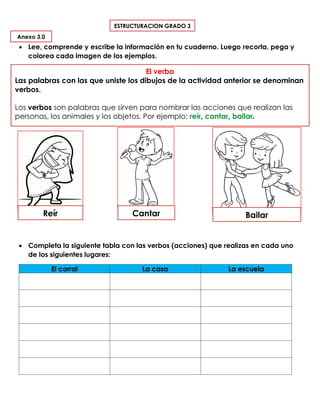 Anexos 4 semana lenguaje para estudiantes de grado primero | PDF