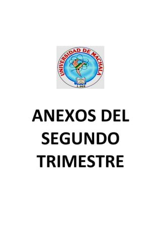 ANEXOS DEL
SEGUNDO
TRIMESTRE
 