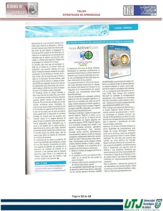 TALLER
ESTRATEGIAS DE APRENDIZAJE




      Página 13 de 14
 