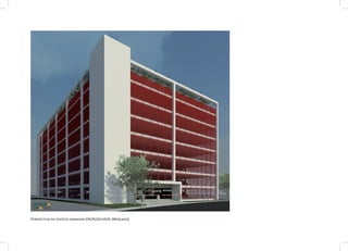 Perspectiva do edifício garagem ENCRUZILHADA (Mercado)
 