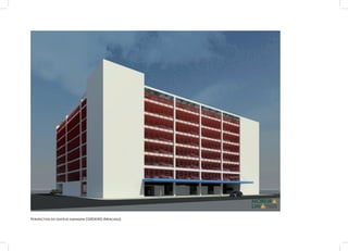 Perspectiva do edifício garagem CORDEIRO (Mercado)
 