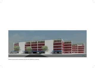 Perspectiva do edifício garagem ILHA DO LEITE (IMIP/Polo Jurídico)
 