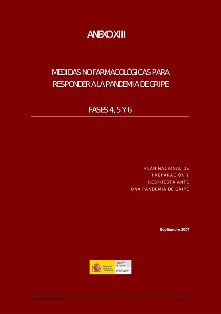 MEDIDAS NO FARMACOLÓGICAS PARA AFRONTAR LA GRIPE MEDIDAS NO FARMACOLÓGICAS PARA AFRONTAR LA GRIPE