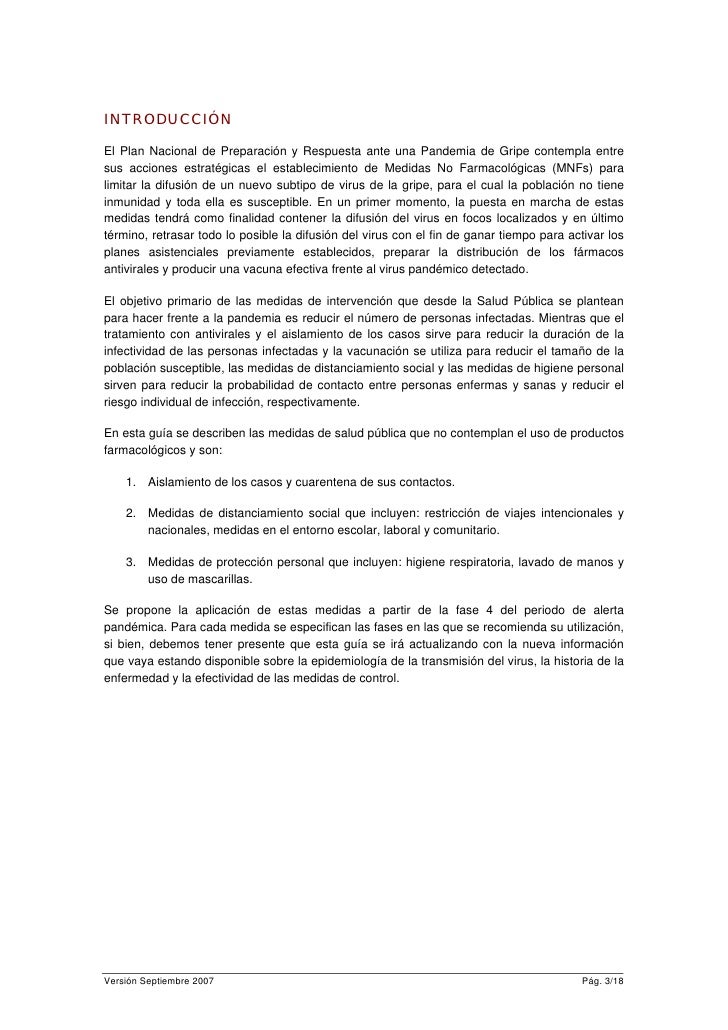 MEDIDAS NO FARMACOLÓGICAS PARA AFRONTAR LA GRIPE MEDIDAS NO FARMACOLÓGICAS PARA AFRONTAR LA GRIPE