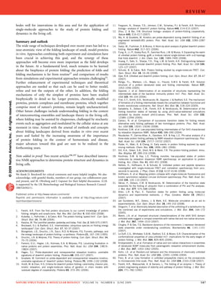 An expanding arsenal of experimental methods yields an explosion of insights into protein ...