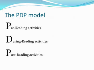 An experience with the pdp model to teaching reading | PPTX