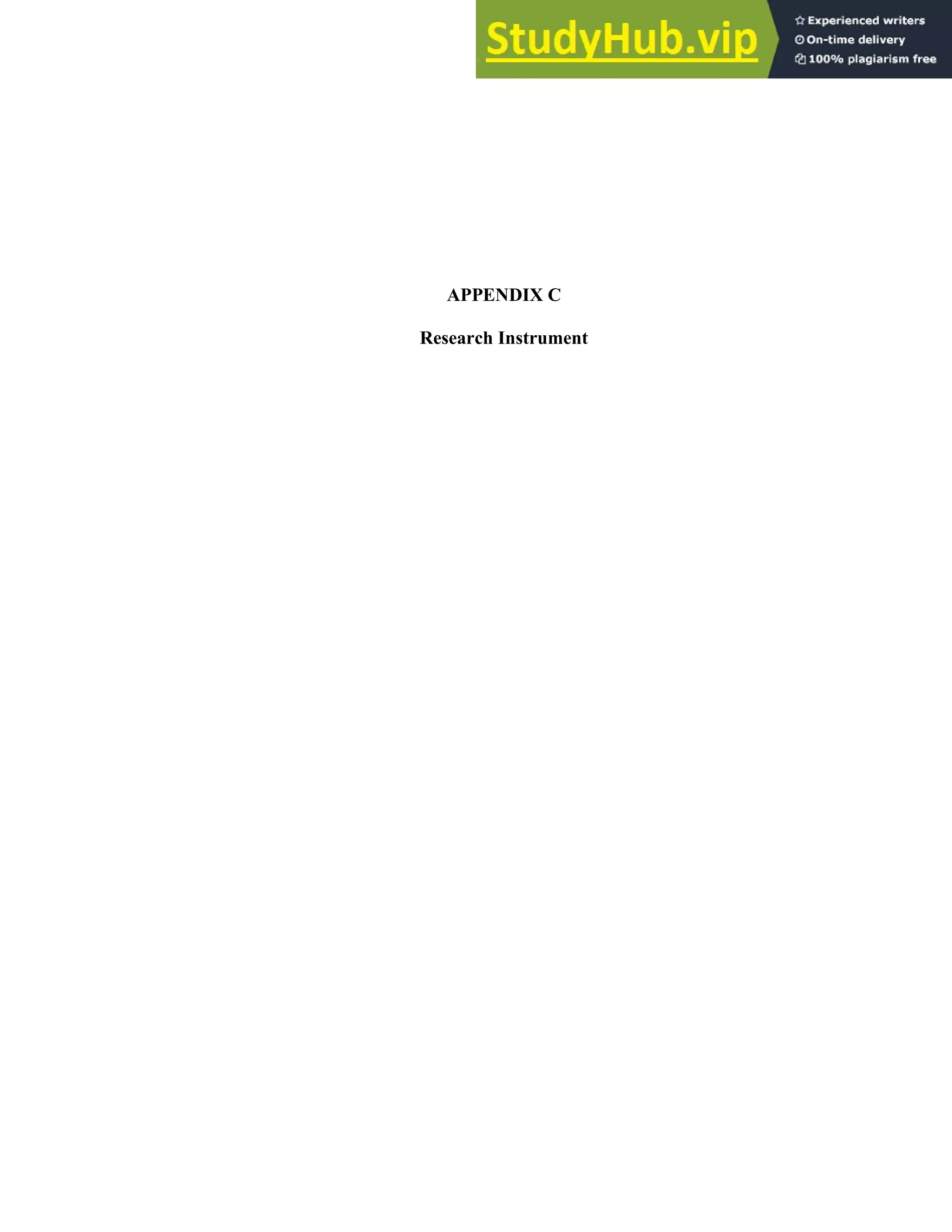 135
APPENDIX C
Research Instrument
 