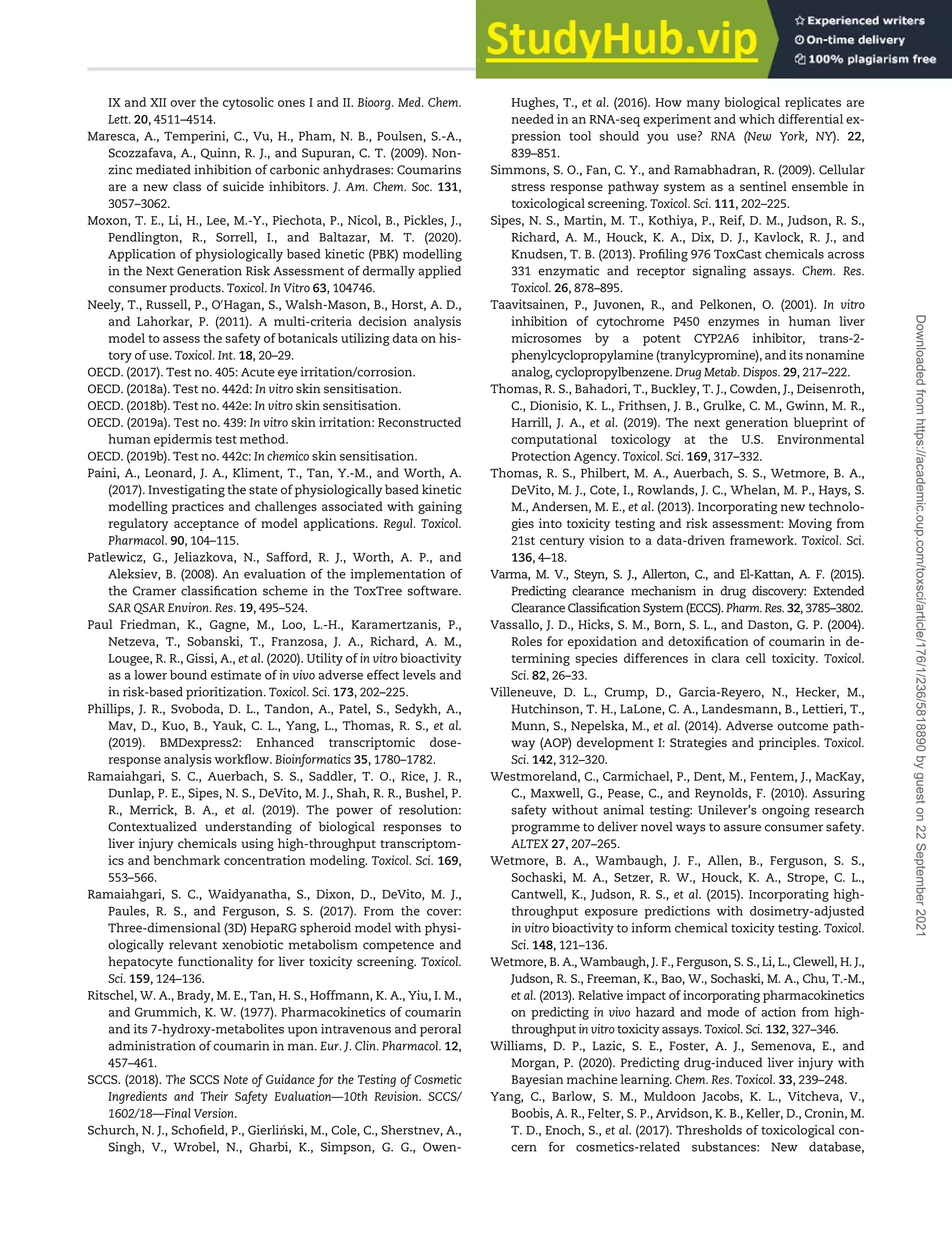 A Next-Generation Risk Assessment Case Study For Coumarin In Cosmetic ...