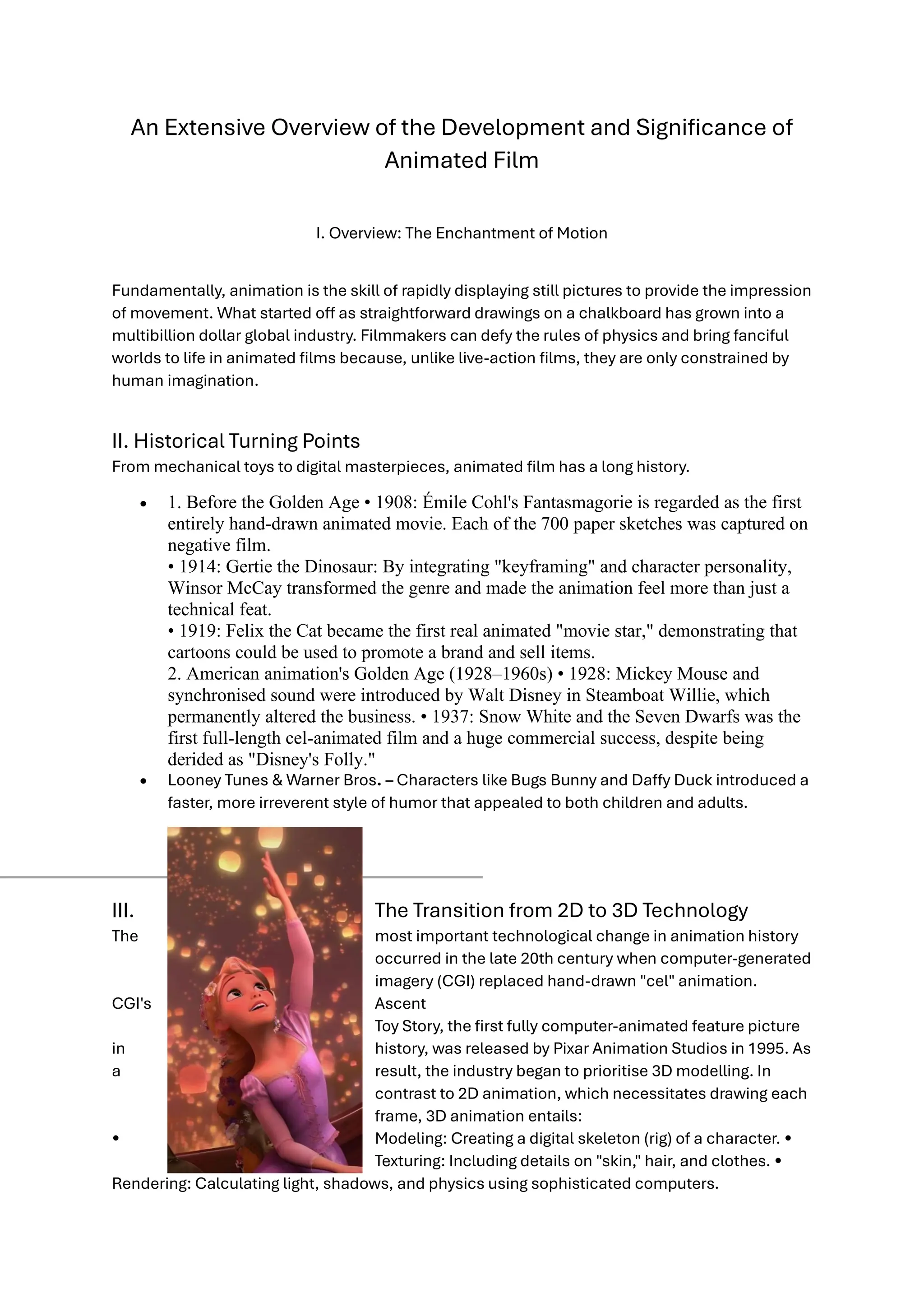 An Extensive Overview of the Development and Significance of Animated ...