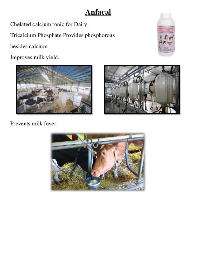 Cattle calcium supplements
