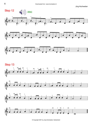 V c
(Midi)
œ
i
œp
œ
i
œp
œ
i
œp
œ
i
2
œp
Step 12
œ
i
œ œ œ œ œ œ2
œ
V œ
œ
œ
œ
œ
œ œ2
œ
œ1
œ
œ
œ œ œ œ œ
œ
œ
œ
œ
œ
œ œ œ
V œ œ œ œ œ œ
œ
œ
œ
œ œ
œ œ
œ œ
œ ˙ ˙
V c œ
i
1
œ
m
œ
i
œ
m
œ
i
Step 13
œ2
m
œ
i
œ
m
œ
i
œ
m
œ1
i
œ œ œ œ ˙2
˙
V œ
m
œ œ œ œ œ œ œ œ œ œ2
œ œ œ œ ˙ ˙
V œ
i
œ
m
œ
i
œ
m
œ
i
œ œ œ œ œ œ œ œ œ œ ˙ ˙
V œ
m
œ œ œ œ œ œ œ œ œ œ
m
œ
i
œ
m
œ
i
œ
m
w
i
6 Downloaded from www.hochweber.ch
Jürg Hochweber
© Copyright 2001 by Jürg Hochweber, Switzerland
 