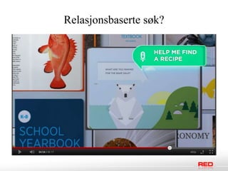 Relasjonsbaserte søk?
 