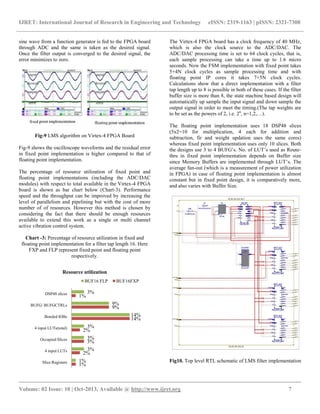 An fpga implementation of the lms adaptive filter | PDF