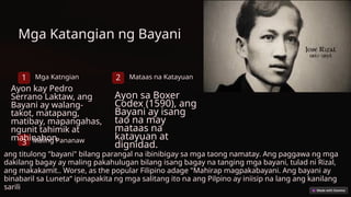 Ang-Konsepto-ng-Bayani at Si Rizal bilang Bayani | PPTX